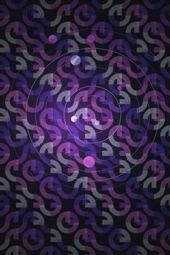 Abstract Purple and Gray Pattern with Circles Stock Photos
