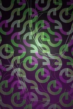 Abstract Purple and Green Pattern イラスト素材