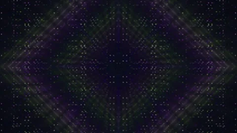 Abstract Purple and Green Pixel Light Pattern Stock Footage 340497721