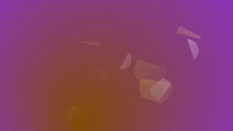 Abstract Purple and Orange Gradient Background Featuring Floating Transluce.. Stock Illustration
