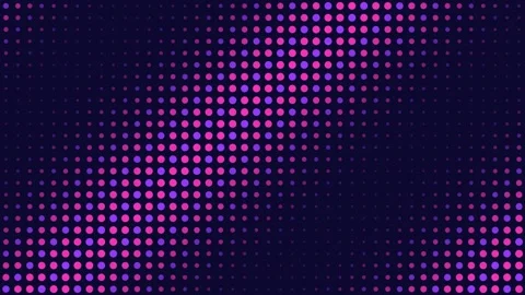 Abstract Purple and Pink Dot Grid Animation Stock Footage 341954554