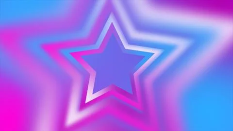 Abstract purple and pink gradient stars bright juicy blurred abstract loop ba Illustrazione stock