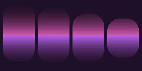 Abstract purple and pink gradient rounded shapes 库存插图