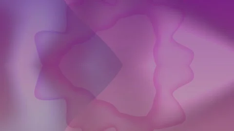 Abstract purple and pink hexagonal soft gradient background with glowing orb Video stock 332083816