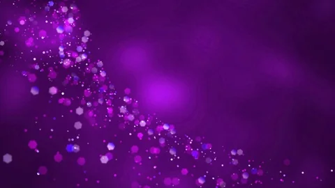 Abstract Purple and Pink Looping Background with Glittering Particles Stock Footage