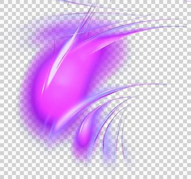 Abstract purple and pink pattern without background, isolated element Stock Illustration