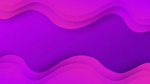 Abstract Purple and Pink Wavy Background Loop with Smooth Liquid Curves. Stock Footage 344128733