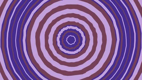 Abstract purple and red concentric circles pattern イラスト素材