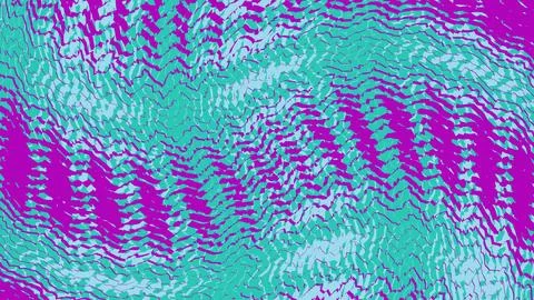 Abstract purple and teal wave pattern design イラスト素材