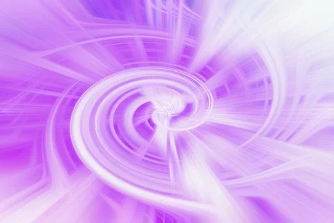 Abstract purple and white background with dynamic swirling light motion Stock Illustration