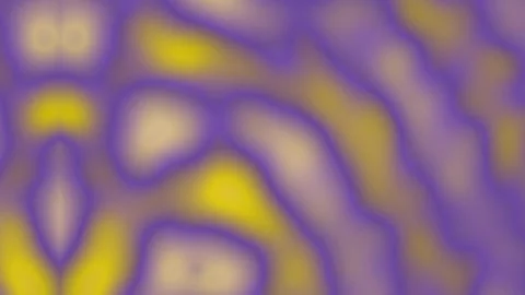 Abstract purple and yellow gradient flowing fluid background video Stock Footage 345652645