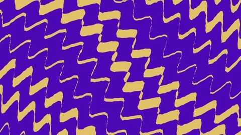 Abstract purple and yellow zigzag wavy pattern background 스톡 일러스트