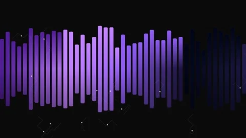 Abstract Purple Audio Equalizer Motion Background 스톡 동영상 330847017