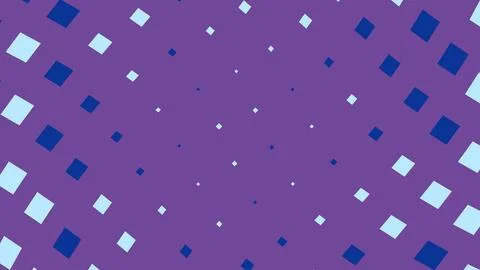 Abstract purple background with blue and white square shapes Stockillustratie