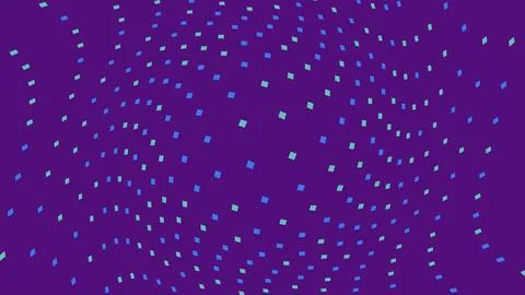 Abstract purple background with blue glowing dots Illustrazione stock