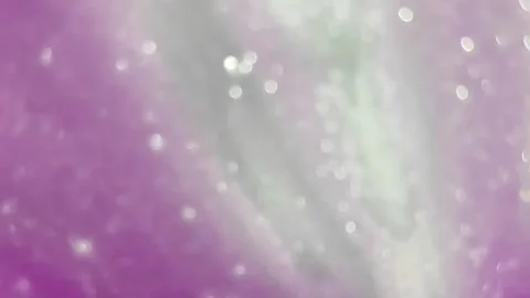 Abstract purple background with bubbles. Stream of water washes away foam  Stock Footage 238445404