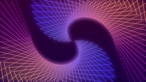 Abstract purple background with colorful gradient circles Video stock 164317726