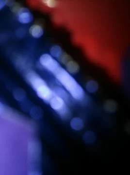 Abstract purple background with different elements in blurry effect Foto stock