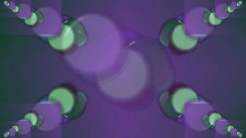 Abstract Purple Background with Green Circles. 스톡 동영상 330926281