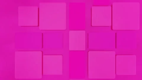 Abstract purple background increasing and decreasing rectangular tiles 3d render Stock Footage 304650350