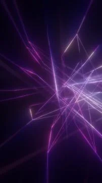 Abstract purple background with intersecting glowing lines and geometric conn イラスト素材
