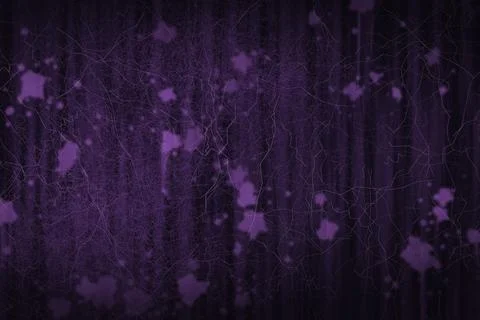 Abstract purple background with intricate web lines and floral shapes for a.. Иллюстрация