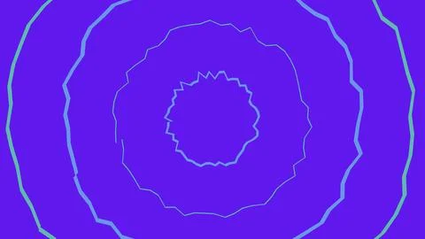 Abstract purple background with light blue jagged circles Stock Illustration