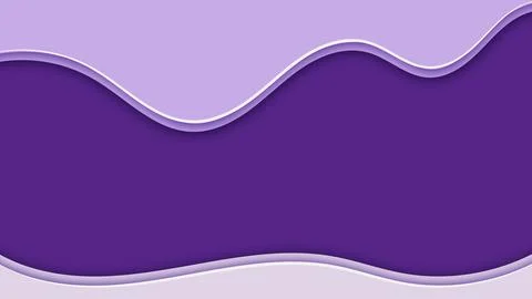 Abstract purple background with light violet waves 3d paper cut layers and .. Stock Illustration