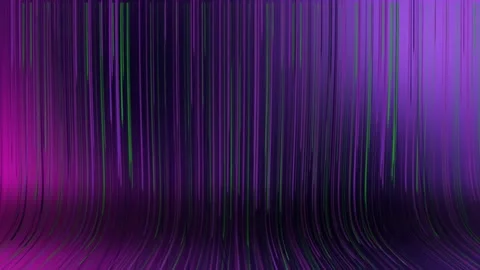 Abstract purple background with lines. 3D Animated falling strokes graphics Stock Footage 261284162