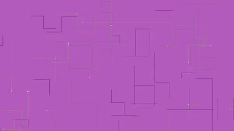 Abstract purple background with minimalist digital circuit line network and.. Stock Illustration