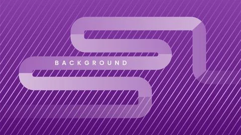 Abstract purple background overlap layer with diagonal lines decoration Stock Illustration