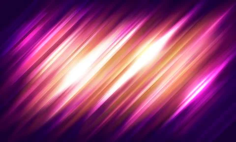 Abstract purple background with pink,white light strips, Wallpaper Illustrazione stock