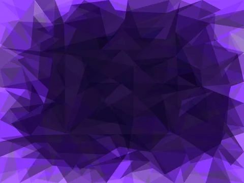 Abstract purple background with polygons Stock Illustration