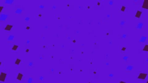 Abstract purple background with scattered square pattern Stock Illustration