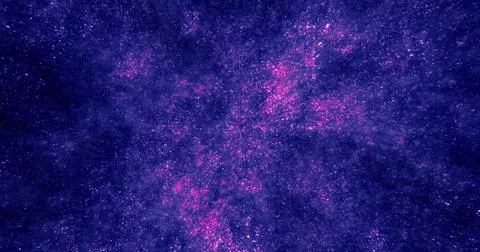 Abstract purple background of small round bokeh particles, beautiful holida.. Stock Photos