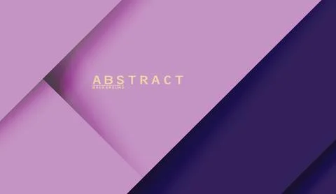Abstract purple background vector design with layered geometric shapes and soft Stock Illustration
