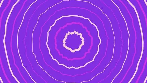Abstract purple background with wavy circular ring patterns Stock Illustration