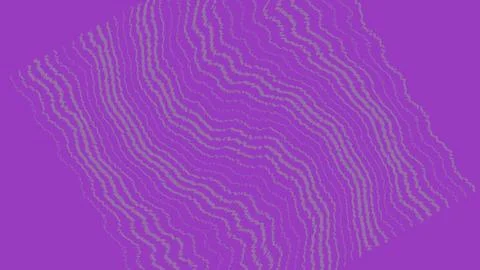 Abstract purple background with wavy lines pattern Illustrazione stock