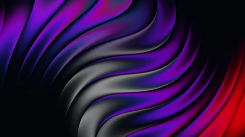 Abstract Purple Black Flowing Waves Background Loop 4K Stock-Footage 344108024