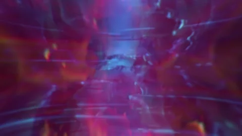 Abstract Purple Blue Glitch Background With Luminous Digital Distortion Видео 332303703