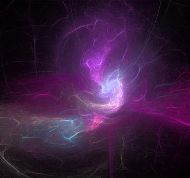 Abstract purple blue glowing pattern on black background, lightning 스톡 일러스트