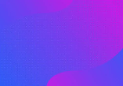 Abstract purple to blue gradient background with soft wavy shapes and subtl.. Illustrazione stock
