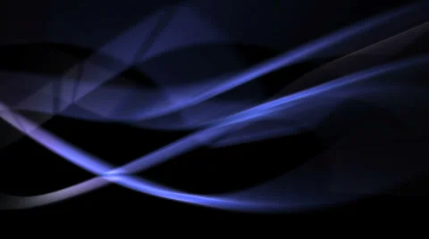 Abstract purple blue light rays in curved motion - seamless loop (FULL HD) Video stock 37121080