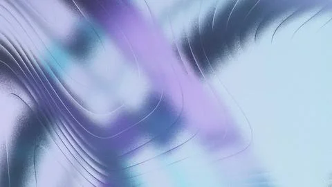 Abstract purple blue swirling pattern with wavy lines and gradient colors  .. Stock Illustration