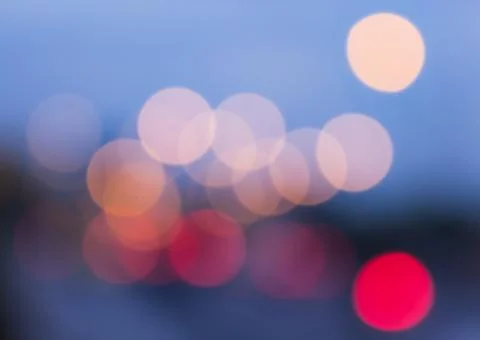 Abstract purple bokeh for background 写真素材