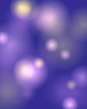 Abstract Purple Bokeh Background with Soft Glowing Spheres and Dreamy Viole.. Stock Illustration
