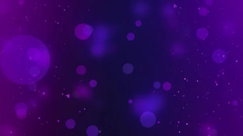 Abstract purple bokeh particles floating against dark gradient background for Stock-Footage 345330711