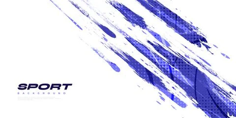 Abstract Purple Brush Background with Halftone Effect. Sport Background イラスト素材
