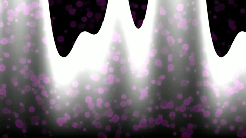 Abstract Purple Bubbles Floating on Dark Gradient Background with White Lig.. Stock Footage 331992750