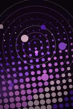 Abstract Purple Circle Pattern Stock Photos